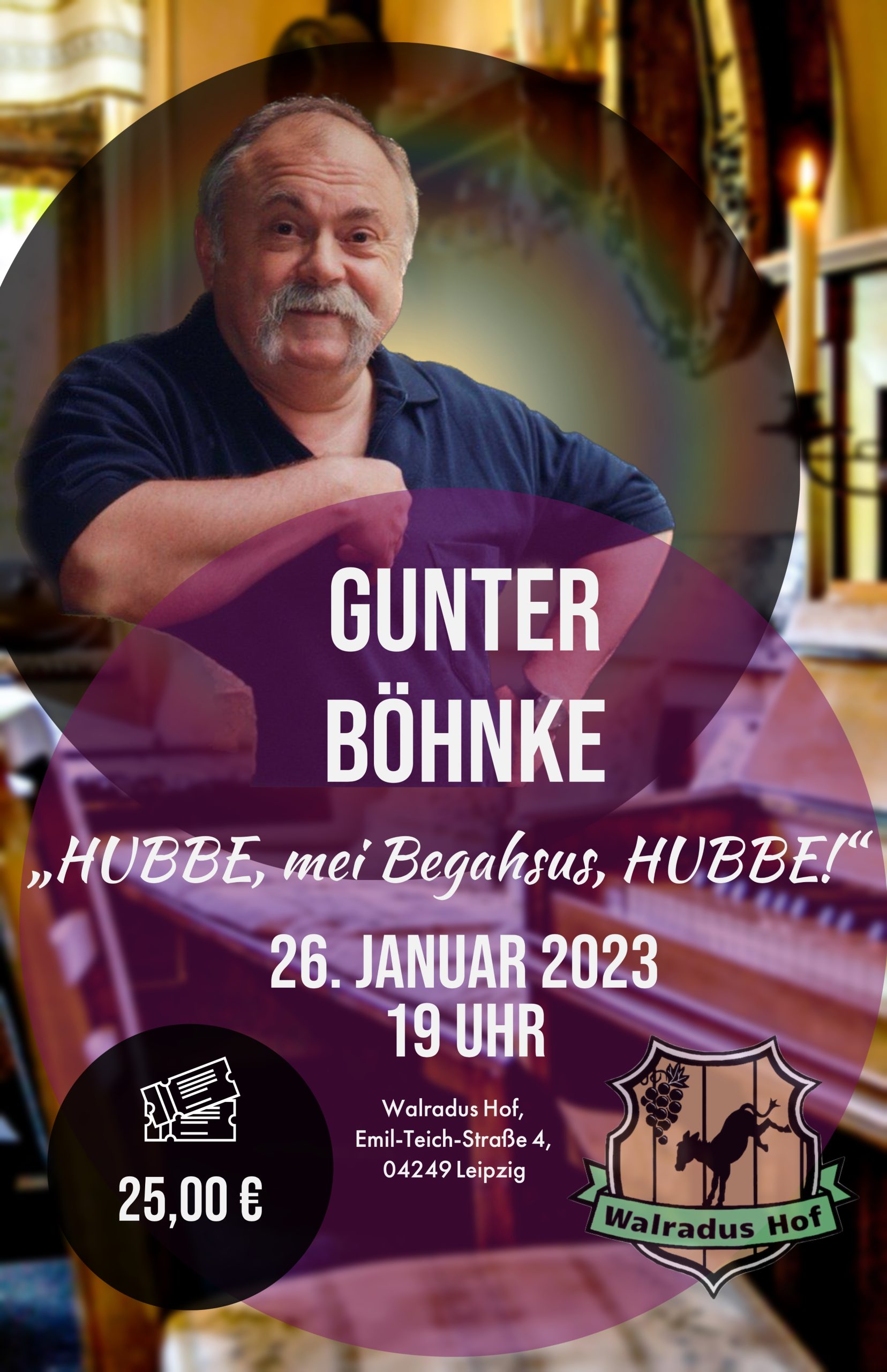 Gunter Böhnke, Programm: Hubbe. mei Begahsus, Hubbe. 26.01.23