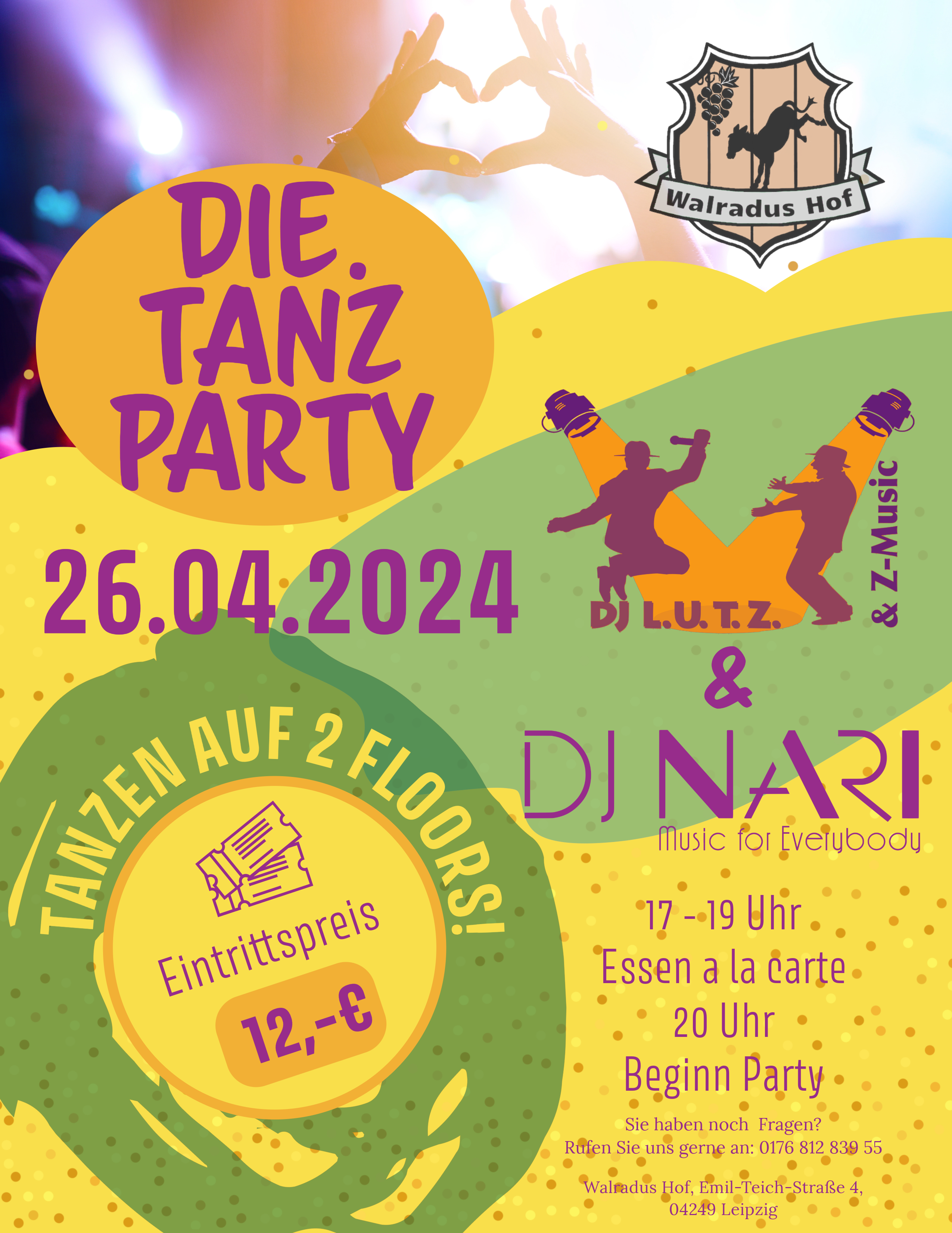 Tanzparty 26.04.2024